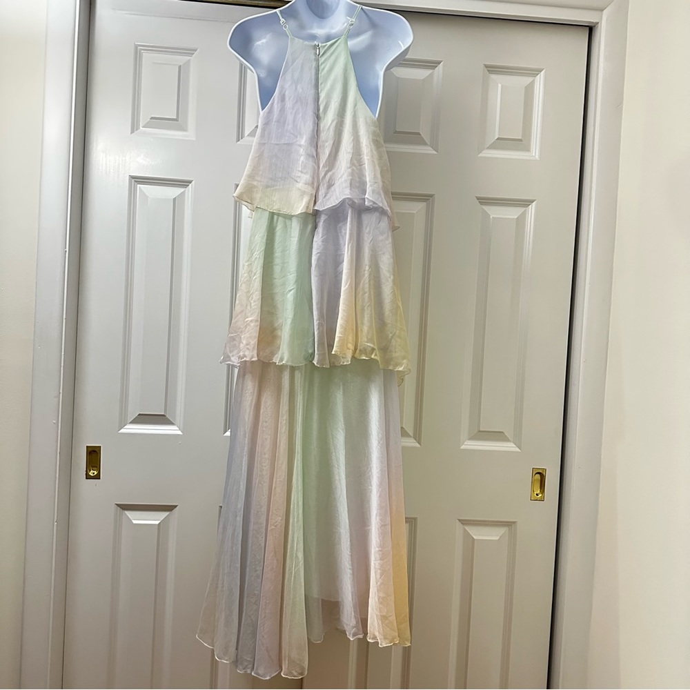 Free People OPT Elena Pastel Tiered Maxi Dress - Picture 5 of 8